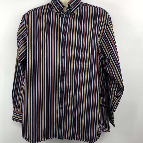 Daniel Cremieux men’s multi striped button shirt - Picture 2 of 5